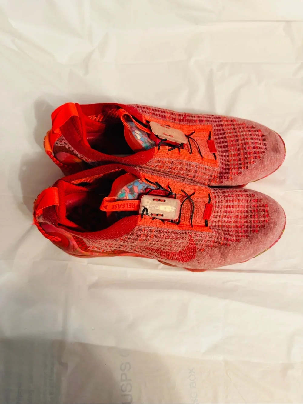 Nike Air VaporMax 2020 Flyknit CJ6741-600 Red Orange Men’s Size 10.5